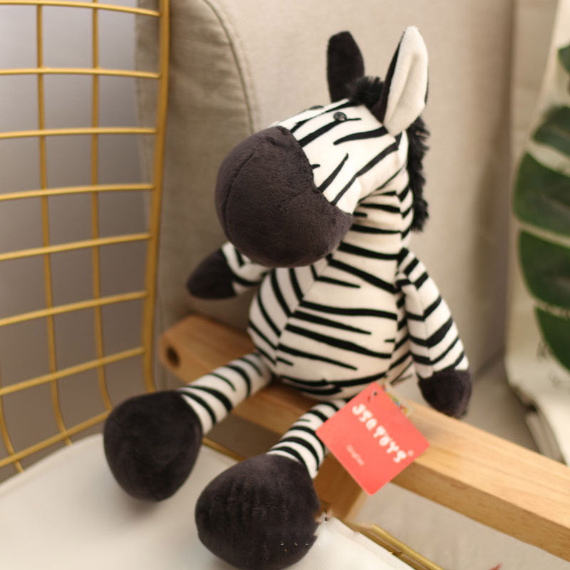 Peluche animaux de la jungle 25 cm – Lion, girafe, éléphant, singe, chien ou tigre, cadeau d'anniversaire idéal