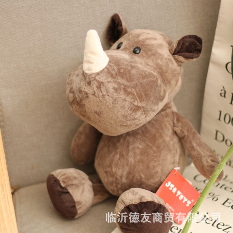 Peluche animaux de la jungle 25 cm – Lion, girafe, éléphant, singe, chien ou tigre, cadeau d'anniversaire idéal