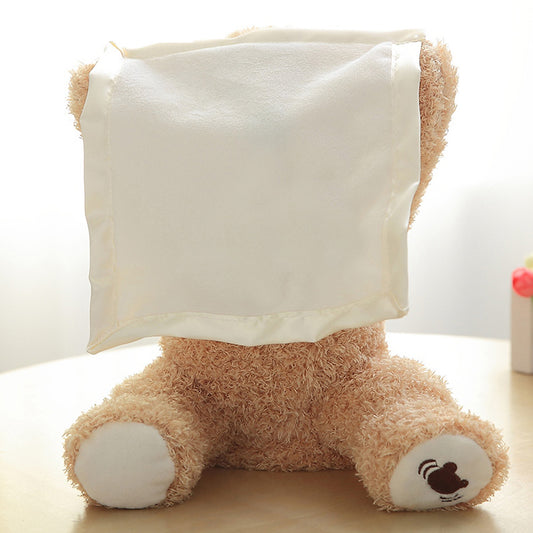 Peluche interactive cache-cache – Ours électrique parlant 30 cm, rechargeable