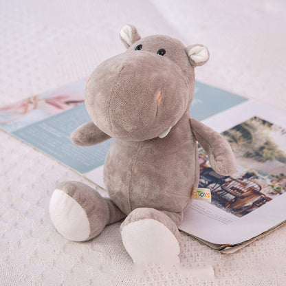 Peluche animaux de la jungle 25 cm – Lion, girafe, éléphant, singe, chien ou tigre, cadeau d'anniversaire idéal