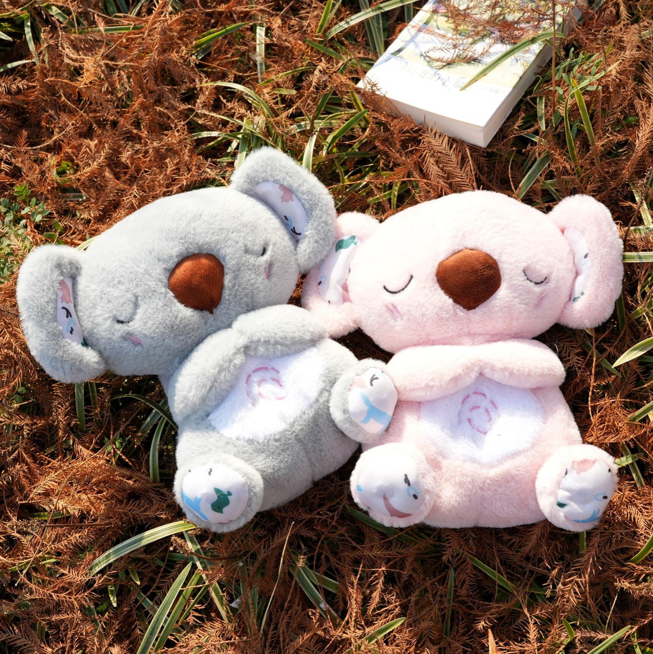 Peluche koala musical et lumineux – 25 cm, respiration apaisante et berceuses pour bébé