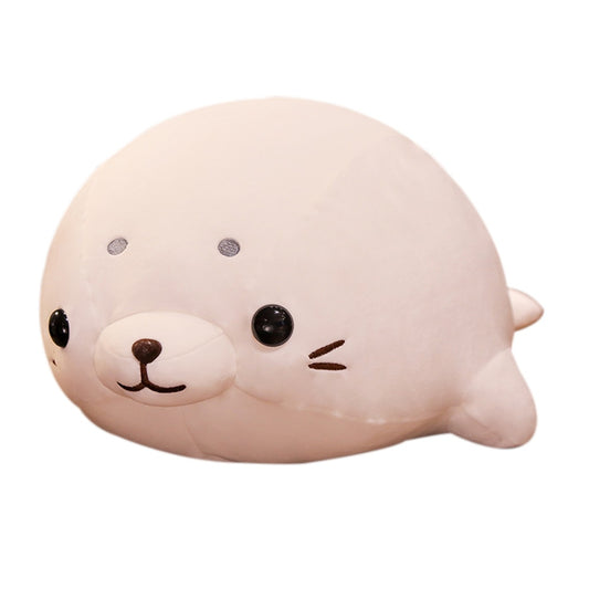 Peluche phoque kawaii 50/60 cm – Coussin doux et moelleux, parfait pour les câlins