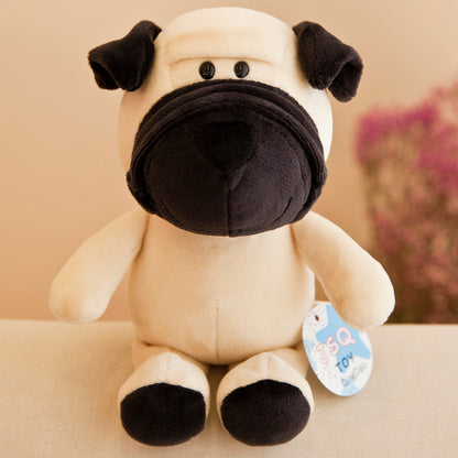 Peluche animaux de la jungle 25 cm – Lion, girafe, éléphant, singe, chien ou tigre, cadeau d'anniversaire idéal