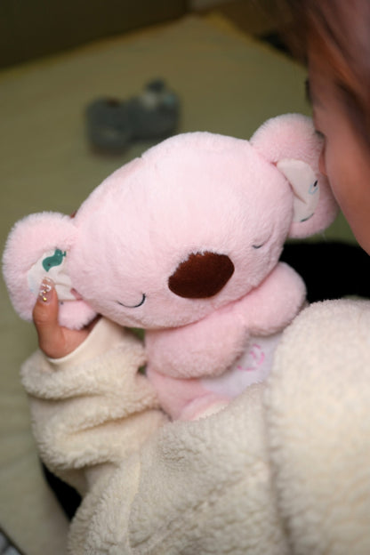 Peluche koala musical et lumineux – 25 cm, respiration apaisante et berceuses pour bébé