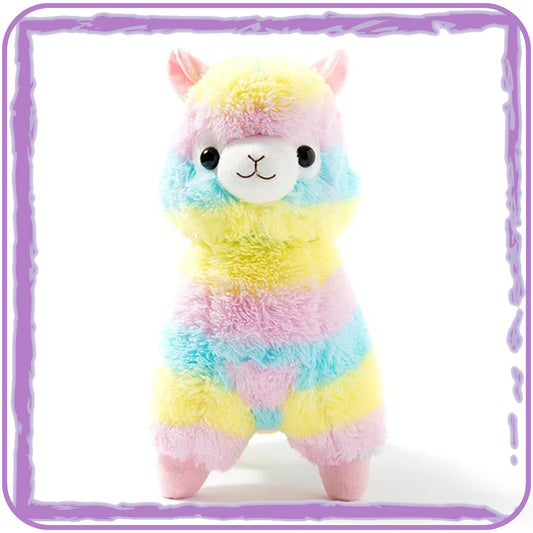 Peluche lama 20 cm pour bébé, doudou doux et mignon, compagnon dès la naissance